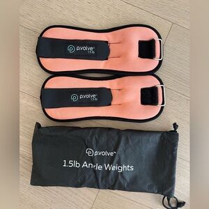 P.volve 1.5lb pink ankle weights